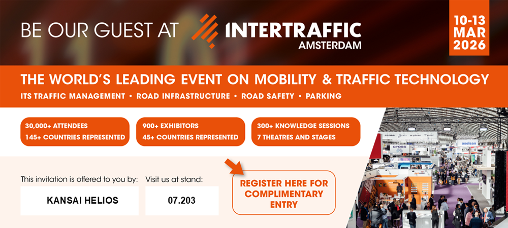 We will exhibit at Intertraffic 2026